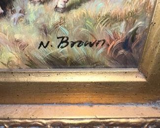 Art Signed M. Brown