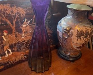 Lavender Colored Vase