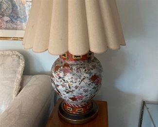 Asian Style Pottery Lamp
