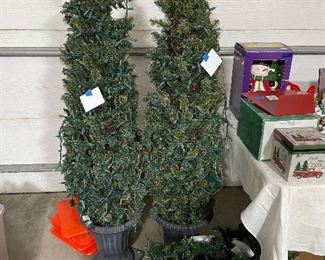 Light up outdoor trees.