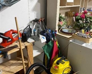 Yard and hand tools.
