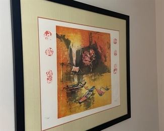 Multiple Lebadang aka "Hoi" hand signed and numbered lithographs 