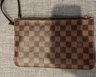 Authentic Louis Vitton Neverfull PM Pouch, Used 