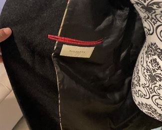 Burberry men's 100% wool long coat. Used in great condition! Size 40