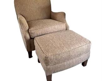 Lot 008
Smith Brothers Furniture Arm Chair and Ottoman