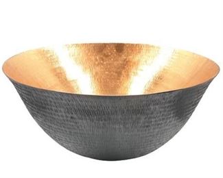 Lot 168
Hammered Copper Center Piece Bowl
