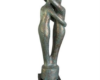 Lot 015-a
Abstract Embracing Couple Statuette