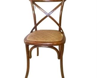 Lot 025
Vintage Cross Banded Bentwood Side Chair