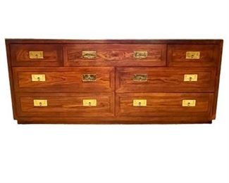 Lot 032
Henredon "Scene One", Collection Campaign Style Dresser