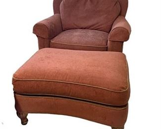 Lot 045
Smith Brothers Arm Chair and Ottoman