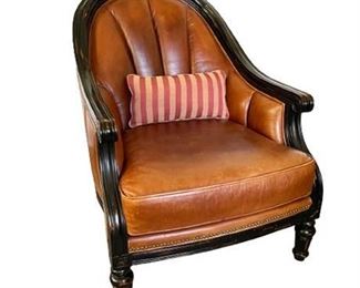 Lot 057
Leather Arm Chair