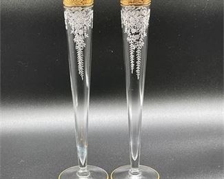 Lot 100
Champagne Trumpet Toasting Flutes