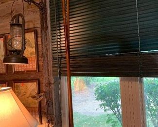 Antique skis and poles 