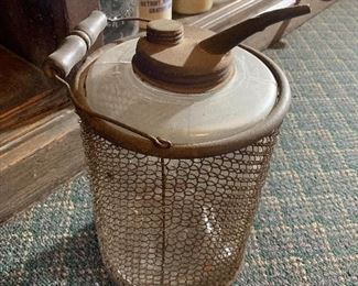 Antique oil filler for oil lamps