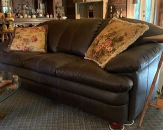 Leather couch
