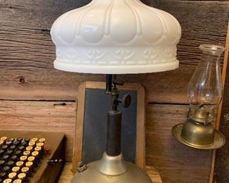 Antique Coleman HQ lamp