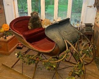 Absolutely stunning original turn of the century sleigh