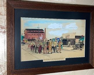 Art, Merchants day parade St. Clair