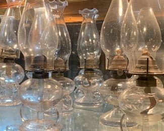 1880's oil lamps