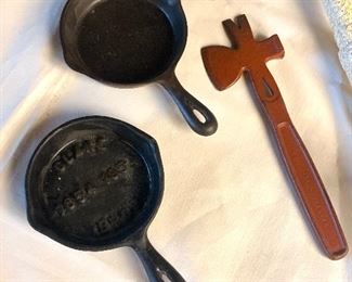 Small cast iron pans