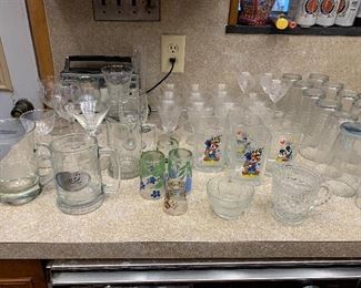 Stemware, beer glasses, glassware 