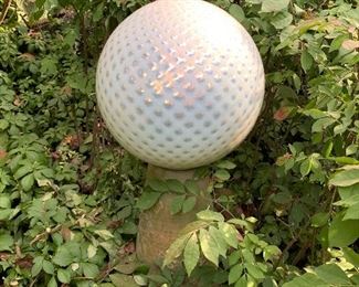 Gazing globe and stand