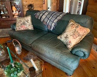 Beautiful newer leather couch with very little use