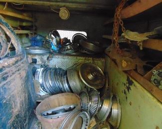 collection of hub caps