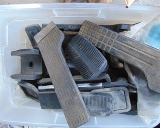 rubber brake gas pedals