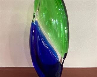 Mid Century Art Glass Vase - $35