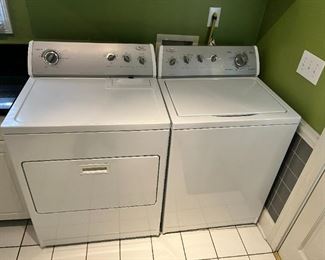 Whirlpool Waster and Dryer