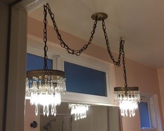 Hollywood Regency hanging lamp.