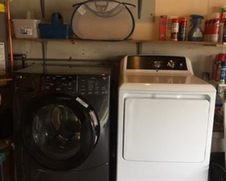 Washer and dryer.