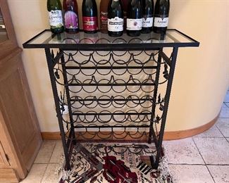 Item 30. 
Wine rack 

32” length x 14” wide x 37” height
$20