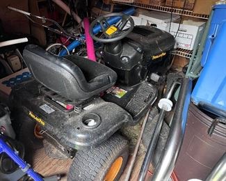 Item 31.
Sit down lawn mower  Poulanpro. 

$400