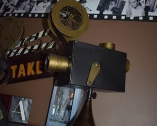 Brass Replica of a Vintage Theater Projector