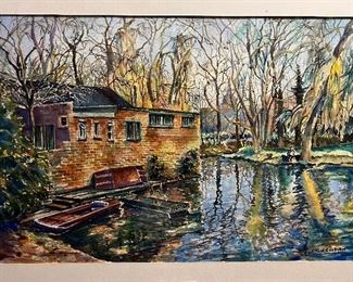 Local Lookout Mountain Artist Celia Colburn Original Watercolor 