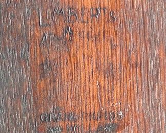 2 chairs available that retain the Limberts label. 