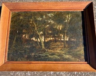 Frederick Hatfield Clark, NJ/NY, 1862 - 1947. Large Oil on Canvas signed and dated 1899