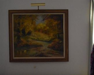 Oil on Canvas Painting Signed by Edward Szmyd