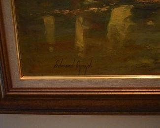 Oil on Canvas Painting Signed by Edward Szmyd