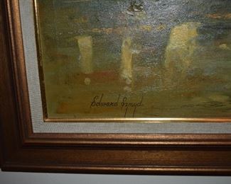Oil on Canvas Painting Signed by Edward Szmyd