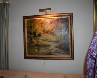 Oil on Canvas Painting Signed by Edward Szmyd