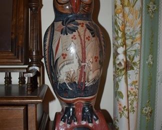Tonala Hand Painted Mexican Owl