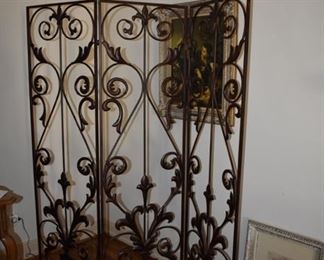 Decorative Foldable 3 Panel Room Divider/ Screen 