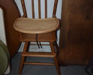 Wooden High Chair