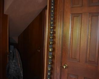 Vintage Sleigh Bells on Leather Strap