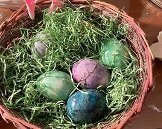 Marble Polished Decorative Eggs