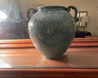 Drip Glaze Ceramic Vessel 