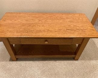 Oak coffee table